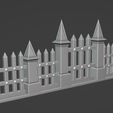 medieval-fence2.jpg Medieval Fence for dioramas or boardgames