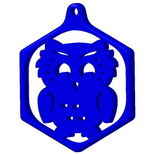 Keychain CHOUETTE 3D model