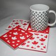 Image.jpg Canadian Drink Cup Coaster Pattern
