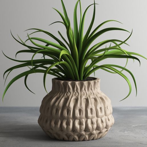 3D Printable Vase - Flower Pot / Planter g362