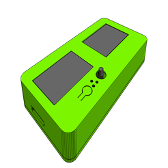 002.png Fichier STL gratuit DOUBLE ECRAN LCD12684 + MKS TFT32 ou MKS TFT35・Modèle à télécharger et à imprimer en 3D