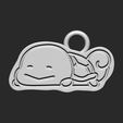 chibi-sleeping-squirtle-cults-2.jpg POKEMON CHIBI SLEEPING SQUIRTLE KEYCHAIN ( EASY PRINT NO SUPPORTS)