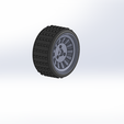 rear_wheel_hexagon_12mm_4.png Wheel for Rc Car Hexagon 12 diameter 9cm