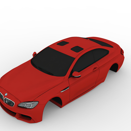 BMW 6 Series 2016 – Detailed 3D Car Body Model