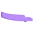 razor blade handle  c.stl single edge razor blade handle