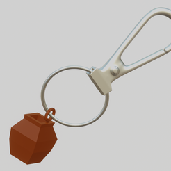 keychain_1.png OBJ file A little nice jar for your keychain・3D printer design to download, M-B