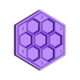 Dice n Roll - Hexagonal Dice Case Lid - Artificier.stl Hex Dice Case - Flat