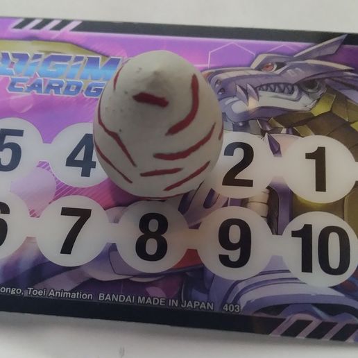 🐉 Digimon TCG 2020 tokens and dice・Free STL File for 3D printing・Cults