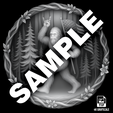 Samp.png BigFoot Relief for CNC Laser and 3D Print STL File and 4K Grayscale TIF - High Detail 3D Model