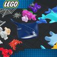 Lego-Animals-and-Accessories-5.jpg STL-Datei Lego - Tiere・3D-druckbare Vorlage zum herunterladen
