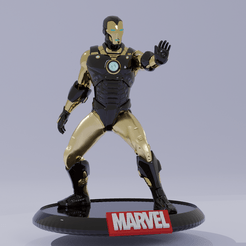Iron-man-min.png -Datei Iron Man 3D-Druckmodell herunterladen • 3D-druckbare Vorlage, Konoha_Factory
