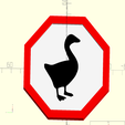 openscad_2019-12-06_22-18-37.png Untitled Goose Sign and Base [Customizer]