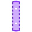Rail m-lok 8.5cm.stl 7-slot m-lok rail