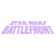 star wars battlefront logo sin base.stl STAR WARS BATTLEFRONT (CLASSIC) Logo