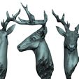 12.jpg Deer Head Statue