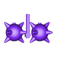 43_Meg_Weapon3_Mace1_PURPLE.stl STL-Datei G1 TRANSFORMERS MEGATRON kostenlos・Vorlage für 3D-Drucker zum herunterladen