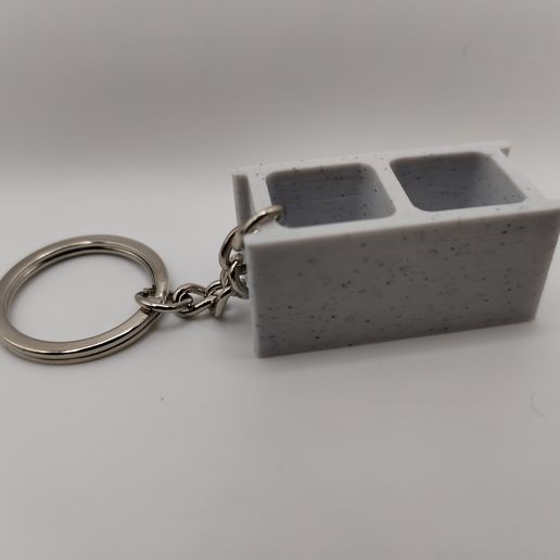🧱 Brick and cinder block key ring・ 3MF File for 3D printing・Cults