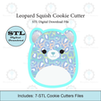 Etsy-Listing-Template-STL.png Blue Leopard Squish Cookie Cutter | STL File
