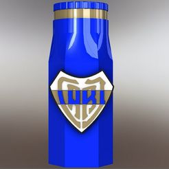 2023-04-21_18h48_11.jpg STL file SACA-POLVILLO- CLUB ATLÉTICO BOCA JUNIORS - ESCUDO VIEJO・Design to download and 3D print