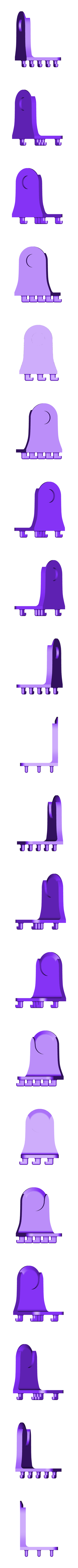 Left_Pegboard_Holder_V1.stl GRAB and GO paper towel holder. (For Wall or IKEA Pegboard mount!)