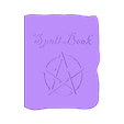 Spell Book Lid.stl Revised - Halloween ‘Spell Book’ Box or themed ‘Jack-in-the-box’