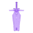 Master Sword 1 of 3 x 2 Alt for Logo.stl Master Sword for Fort Max
