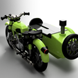 3.png Motorcycle with sidecar  and toothpicks