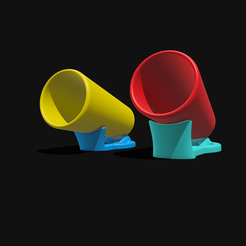 IMG_0506.png Fichier 3D Berceau pour gobelets (compact) 2 versions・Objet pour imprimante 3D à télécharger