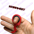 Karambit-czerwony.png Karambit keychain spinner version PRO  tiktok keyrambit keyspinner