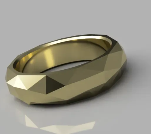 💍 LOW POLY RING・Free 3D File for 3D printing・Cults