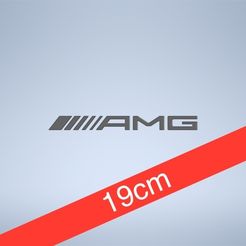 19.jpg 190mm 7,48" Emblème du logo du coffre Mercedes-AMG