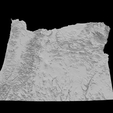 4.png Topographic Map of Oregon – 3D Terrain
