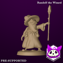 Randolf-the-Wizard.png Fichier 3D Randolf le magicien・Modèle à télécharger et à imprimer en 3D