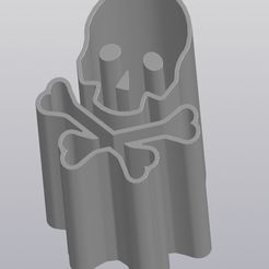 1.jpg 3D-Datei Skull and Bones Stifthalter・Modell für 3D-Drucker zum Herunterladen