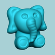 el1.png Jelly Candy Molding Elephant - Gummy Mould