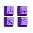 Neon, Flat keycap, profile outwards, flat (Mihovec Design).stl Neon Keycaps Valorant (Multiple Designs - Variations) Bundle
