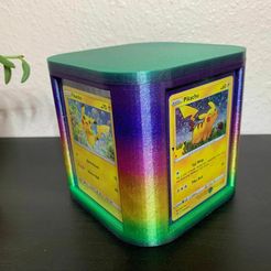 337056181_1373876233363869_467667020721592829_n.jpg STL file Top Loader Trading Sports Card Holder Storage Display Box・3D printing design to download