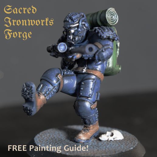 The Door Kicker - 32mm Heavy Assault - 9 Combinations + Painting Guide!
