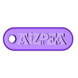 AIZPEA-26_15X48X3.stl Personalized AIZPEA key ring