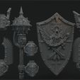 cults_pack_preview.jpg STL file Gloomy Angels bladeguard/terminator upgrade pack・Model to download and 3D print