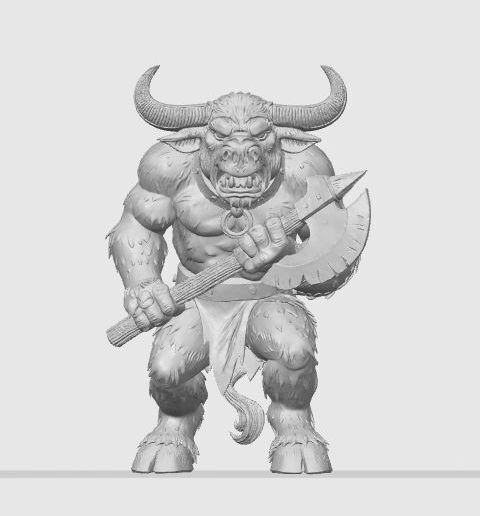 Minotour Warrior with Axe