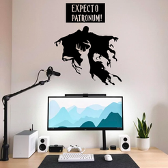 escpectro.png STL-Datei Harry Potter 2d Spectre (harry potter dekoration)・3D-druckbares Design zum Herunterladen