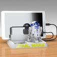 StarWars-R2D2-3.jpg NEW - STAR WARS R2D2 - ANDROID - CELL PHONE AND TABLET HOLDER