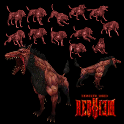 Requiem_Hellhound.png Free STL file Requiem - Hellhound・3D printer design to download