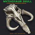 001.jpg 3D file Mythosaur Skull High Quality - Mandalorian Starwars Movie・Template to download and 3D print