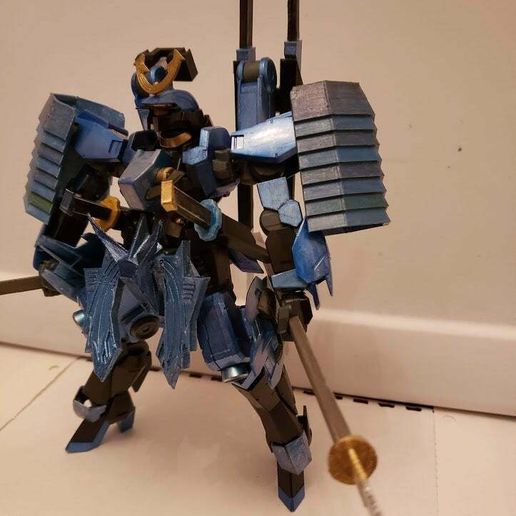 gundam schwalbe graze samurai 1/100 3D model