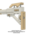 MK23-fronts v179E.png 3D file MK23 SOCOM DMR Carbine conversion kit AIRSOFT Tokyo Marui/ASG・Design to download and 3D print