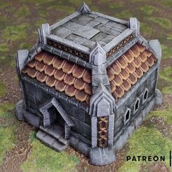 Makers_Anvil_-_Dwarf_Settler_-_House_-_Photo_01.jpg Free STL file Dwarf house・3D print model to download