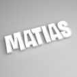 Matias_3.jpg LED NAME - ILLUMINATED SIGN