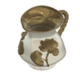 coffee-tea-pot-vase-79 v11-01.png stylish coffee milk tea cream pot vase cup vessel watering can for flowers ctp-79B for 3d-print or cnc